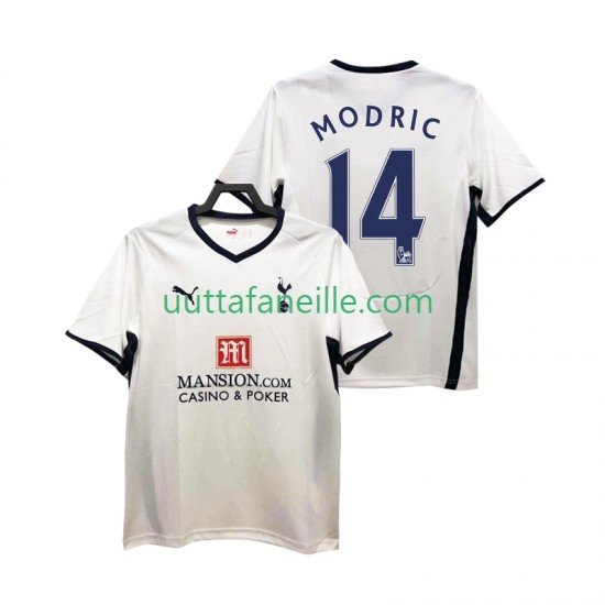 Jalkapallo Pelipaitoja Tottenham Hotspur Modrić Luca 14 2009 Retro Mies Kotipeliasu 2008 Lyhythihainen