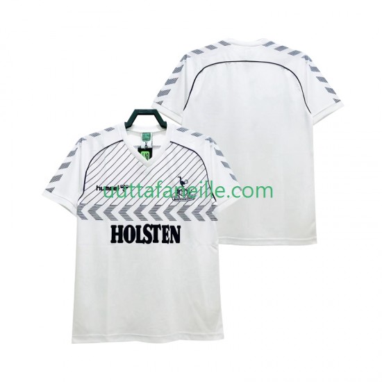 Jalkapallo Pelipaitoja Tottenham Hotspur 1986 Retro Mies Kotipeliasu Lyhythihainen