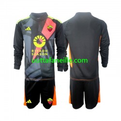 Jalkapallo Pelipaitoja AS Roma Maalivahti Lasten Kotipeliasu 2024-2025 Pitkähihainen