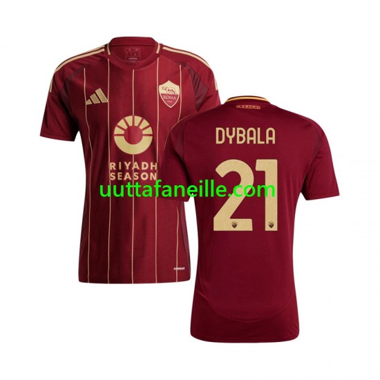 Jalkapallo Pelipaitoja AS Roma Paulo Dybala 21 Mies Kotipeliasu 2024-2025 Lyhythihainen