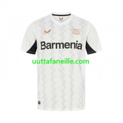 Jalkapallo Pelipaitoja Bayer 04 Leverkusen Mies Vieraspeliasu 2024-2025 Lyhythihainen
