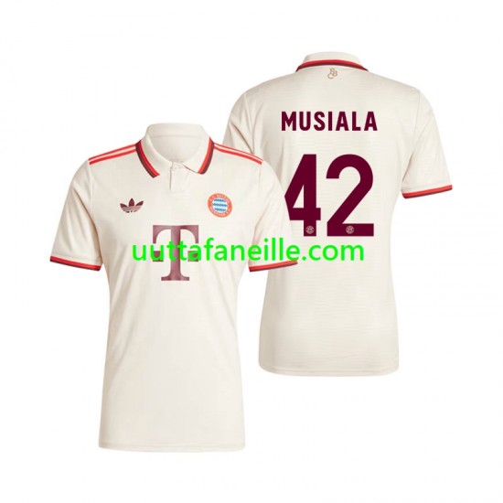 Jalkapallo Pelipaitoja FC Bayern München Musiala 42 Mies Kolmas peliasu 2024-2025 Lyhythihainen