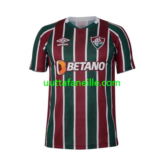 Jalkapallo Pelipaitoja Fluminense Mies Kotipeliasu 2024-2025 Lyhythihainen