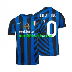 Jalkapallo Pelipaitoja Inter Milan Lautaro 10 Mies Kotipeliasu 2024-2025 Lyhythihainen