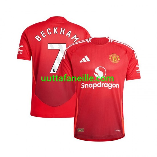 Jalkapallo Pelipaitoja Manchester United Beckham 7 Mies Kotipeliasu 2024-2025 Lyhythihainen