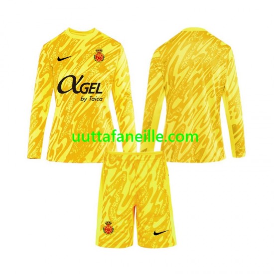 Jalkapallo Pelipaitoja RCD Mallorca Maalivahti Lasten Kolmas peliasu 2024-2025 Pitkähihainen