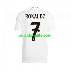 Jalkapallo Pelipaitoja Real Madrid Cristiano Ronaldo 7 Mies Kotipeliasu 2024-2025 Lyhythihainen