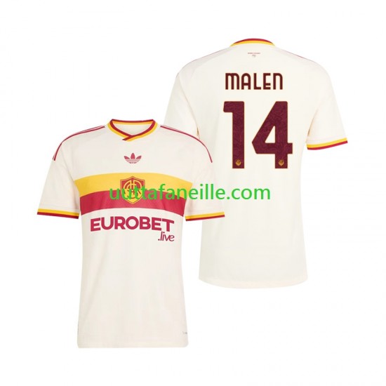 Jalkapallo Pelipaitoja AS Roma Donyell Malen 14 Mies Vieraspeliasu 2026-2027 Lyhythihainen