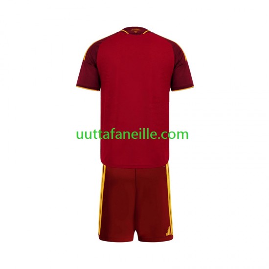 Jalkapallo Pelipaitoja AS Roma Lasten Kotipeliasu 2026-2027 Lyhythihainen