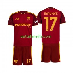 Jalkapallo Pelipaitoja AS Roma Manu Kone 17 Lasten Kotipeliasu 2026-2027 Lyhythihainen