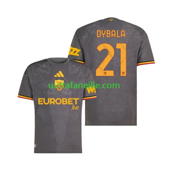Jalkapallo Pelipaitoja AS Roma Paulo Dybala 21 Mies Kolmas peliasu 2026-2027 Lyhythihainen