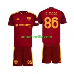 Jalkapallo Pelipaitoja AS Roma Rodrigo Mora 86 Lasten Kotipeliasu 2026-2027 Lyhythihainen