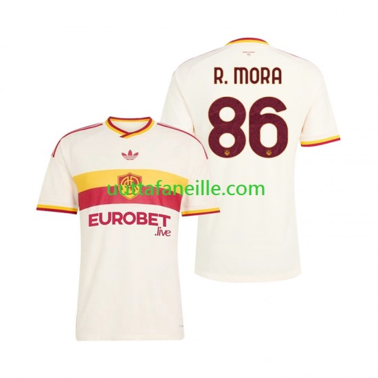 Jalkapallo Pelipaitoja AS Roma Rodrigo Mora 86 Mies Vieraspeliasu 2026-2027 Lyhythihainen