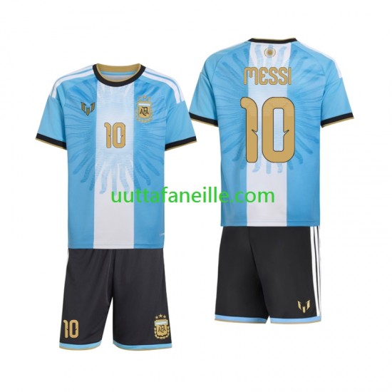 Jalkapallo Pelipaitoja Argentiina Lionel Messi 10 Special Lasten Kotipeliasu 2026-2027 Lyhythihainen