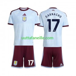 Jalkapallo Pelipaitoja Aston Villa Alejandro Garnacho 17 Lasten Kolmas peliasu 2026-2027 Lyhythihainen