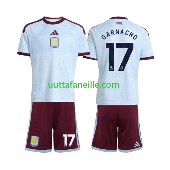 Jalkapallo Pelipaitoja Aston Villa Alejandro Garnacho 17 Lasten Kolmas peliasu 2026-2027 Lyhythihainen