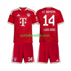 Jalkapallo Pelipaitoja FC Bayern München Luis Diaz 14 Lasten Kotipeliasu 2026-2027 Lyhythihainen