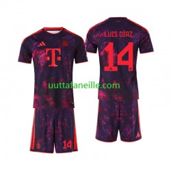 Jalkapallo Pelipaitoja FC Bayern München Luis Diaz 14 Lasten Kolmas peliasu 2026-2027 Lyhythihainen