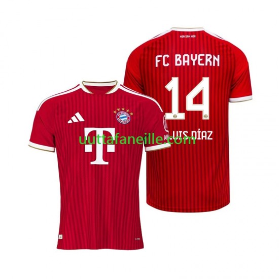 Jalkapallo Pelipaitoja FC Bayern München Luis Diaz 14 Mies Kotipeliasu 2026-2027 Lyhythihainen