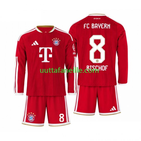Jalkapallo Pelipaitoja FC Bayern München Tom Bischof 8 Lasten Kotipeliasu 2026-2027 Pitkähihainen