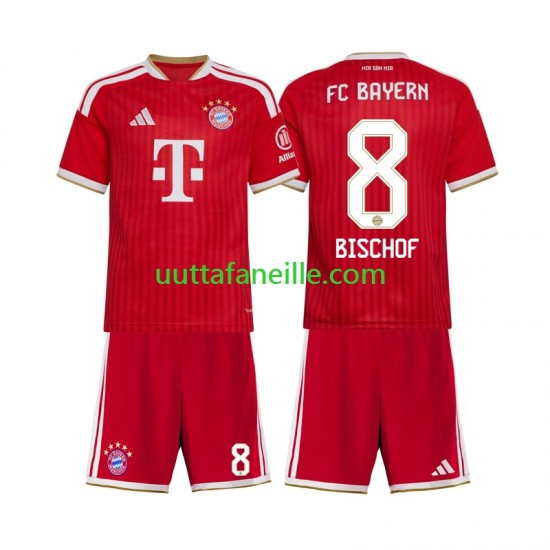 Jalkapallo Pelipaitoja FC Bayern München Tom Bischof 8 Lasten Kotipeliasu 2026-2027 Lyhythihainen