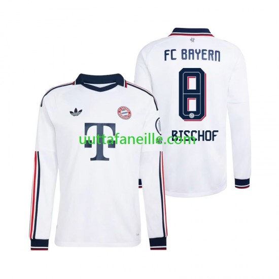 Jalkapallo Pelipaitoja FC Bayern München Tom Bischof 8 Mies Vieraspeliasu 2026-2027 Pitkähihainen