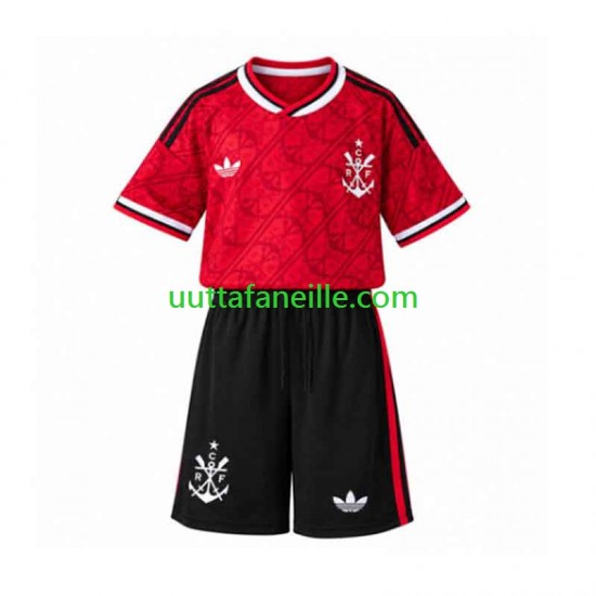 Jalkapallo Pelipaitoja CR Flamengo Lasten Kolmas peliasu 2026-2027 Lyhythihainen