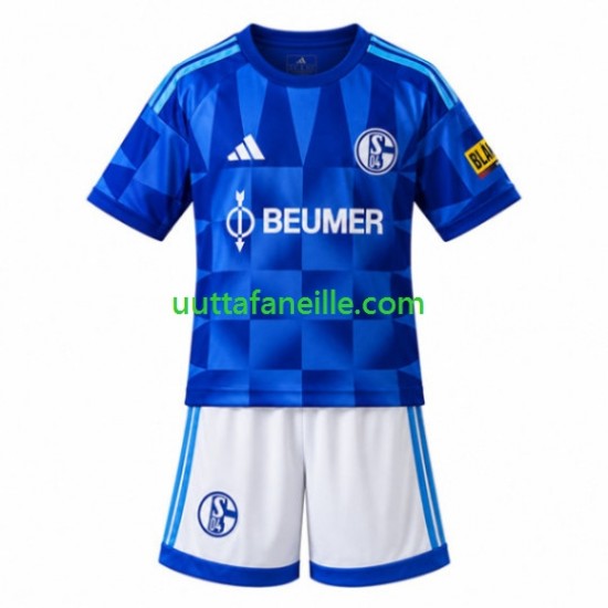 Jalkapallo Pelipaitoja FC Schalke 04 Lasten Kotipeliasu 2026-2027 Lyhythihainen