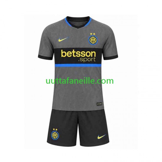 Jalkapallo Pelipaitoja Inter Milan Lasten Kolmas peliasu 2026-2027 Lyhythihainen