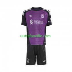 Jalkapallo Pelipaitoja Liverpool Maalivahti Lasten Vieraspeliasu 2026-2027 Lyhythihainen