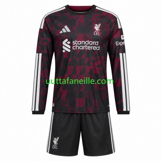 Jalkapallo Pelipaitoja Liverpool Lasten Kolmas peliasu 2026-2027 Pitkähihainen