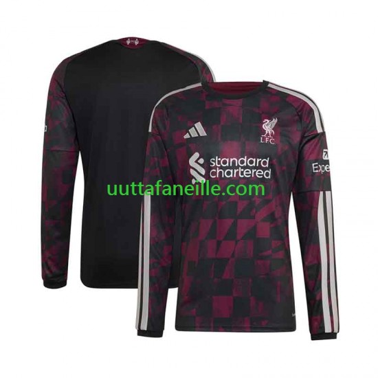 Jalkapallo Pelipaitoja Liverpool Mies Kolmas peliasu 2026-2027 Pitkähihainen