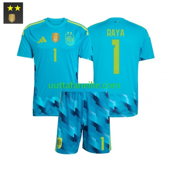 Jalkapallo Pelipaitoja Espanja David Raya 1 Maalivahti Lasten Kotipeliasu 2026-2027 Lyhythihainen