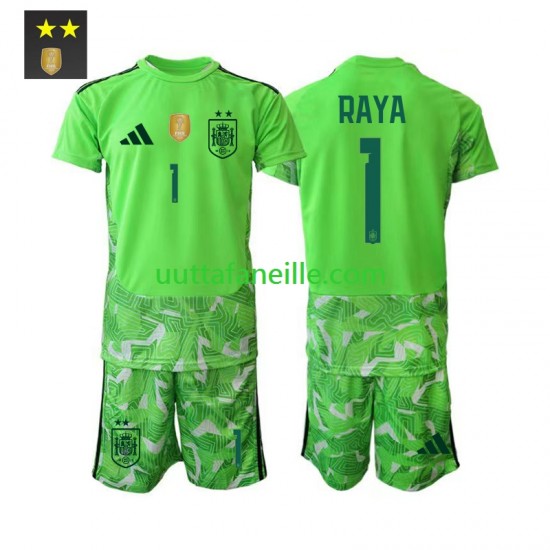Jalkapallo Pelipaitoja Espanja David Raya 1 Maalivahti Lasten Kolmas peliasu 2026-2027 Lyhythihainen