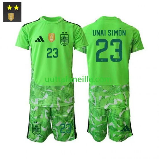 Jalkapallo Pelipaitoja Espanja Unai Simon 23 Maalivahti Lasten Kolmas peliasu 2026-2027 Lyhythihainen