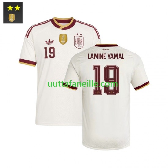 Jalkapallo Pelipaitoja Espanja Lamine Yamal 19 Mies Vieraspeliasu 2026-2027 Lyhythihainen