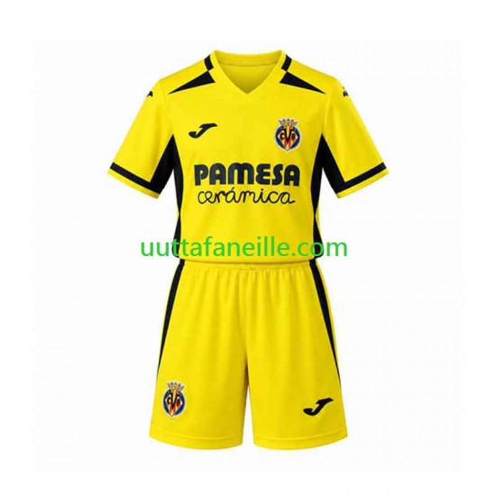 Jalkapallo Pelipaitoja Villarreal CF Lasten Kotipeliasu 2026-2027 Lyhythihainen