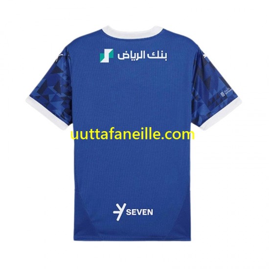 Jalkapallo Pelipaitoja Al Hilal Mies Kotipeliasu 2024-2025 Lyhythihainen
