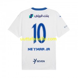 Jalkapallo Pelipaitoja Al Hilal Neymar JR 10 Mies Vieraspeliasu 2024-2025 Lyhythihainen