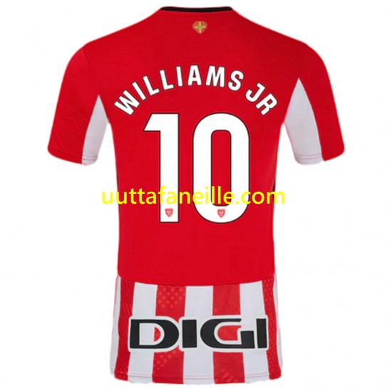 Jalkapallo Pelipaitoja Athletic Bilbao Williams JR 10 Mies Kotipeliasu 2024-2025 Lyhythihainen