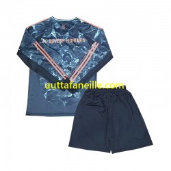 Jalkapallo Pelipaitoja FC Bayern München Lasten Vieraspeliasu 2024-2025 Pitkähihainen