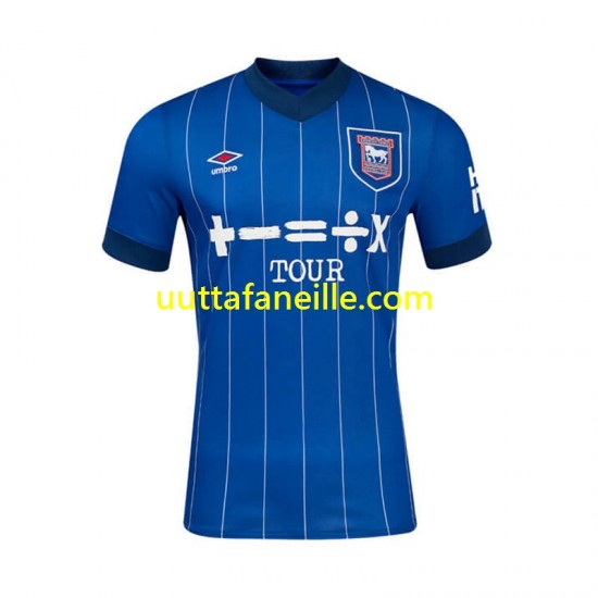 Jalkapallo Pelipaitoja Ipswich Town Mies Kotipeliasu 2024-2025 Lyhythihainen