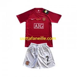 Jalkapallo Pelipaitoja Manchester United Cristiano Ronaldo 7 Champion League 2007 Retro Lasten Kotipeliasu Lyhythihainen