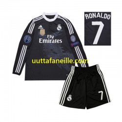 Jalkapallo Pelipaitoja Real Madrid Cristiano Ronaldo 7 2014 Retro Lasten Kolmas peliasu Pitkähihainen