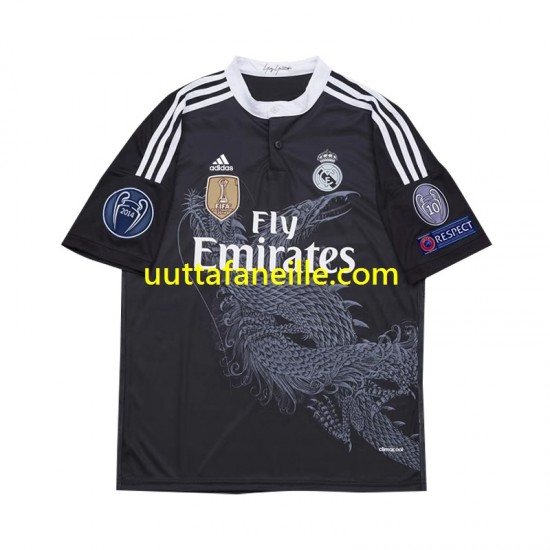 Jalkapallo Pelipaitoja Real Madrid 2014 Retro Mies Kolmas peliasu Lyhythihainen