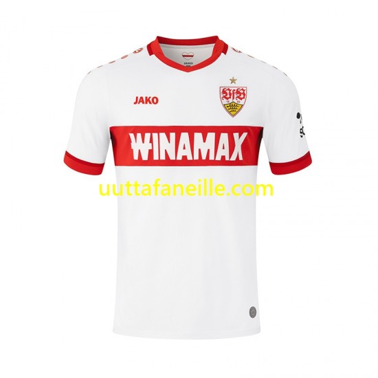 Jalkapallo Pelipaitoja VfB Stuttgart Mies Kotipeliasu 2024-2025 Lyhythihainen