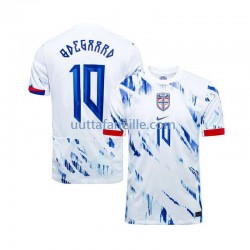 Jalkapallo Pelipaitoja Norja Martin Odegaard 10 Mies Vieraspeliasu 2024 Lyhythihainen