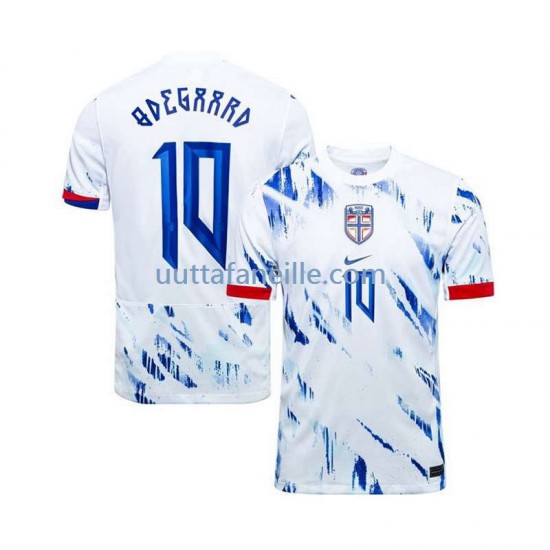 Jalkapallo Pelipaitoja Norja Martin Odegaard 10 Mies Vieraspeliasu 2024 Lyhythihainen