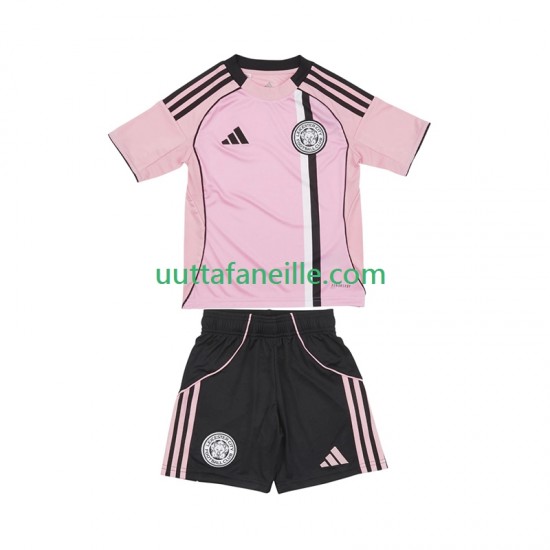 Jalkapallo Pelipaitoja Leicester City Lasten Kolmas peliasu 2025-2026 Lyhythihainen