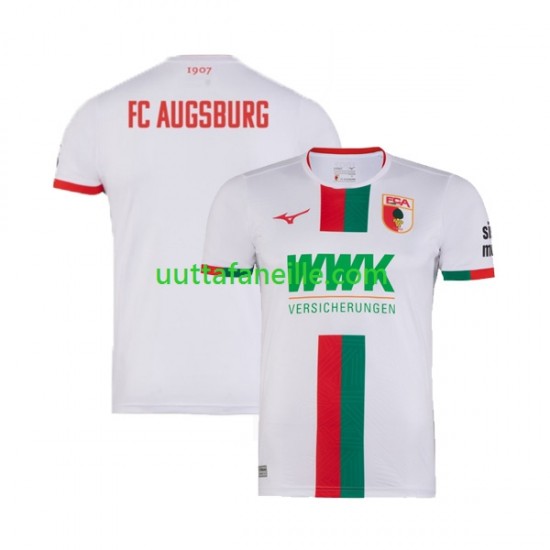 Jalkapallo Pelipaitoja FC Augsburg Mies Kotipeliasu 2023-2024 Lyhythihainen